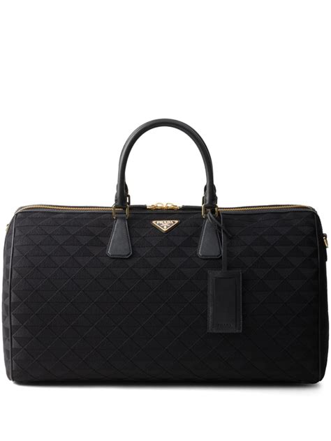 prada triangle duffle|farfetch prada bags.